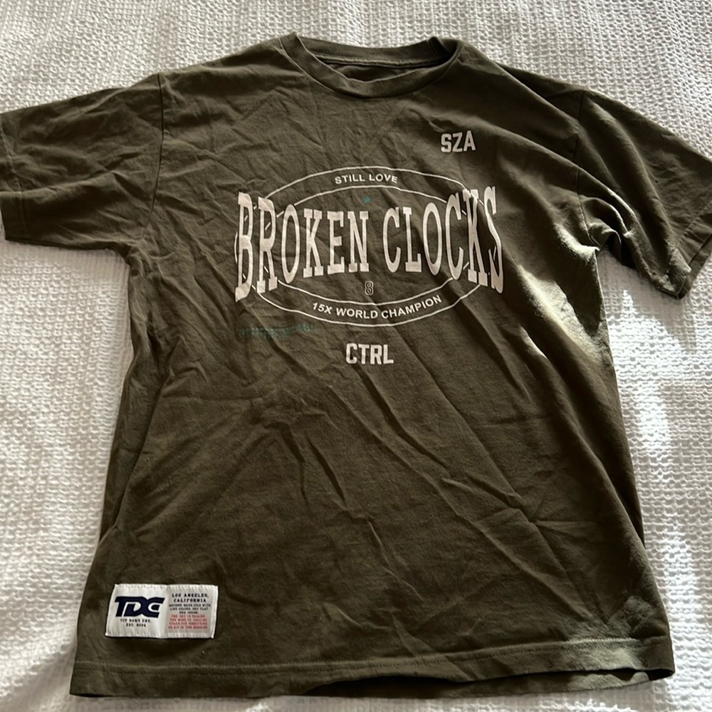 SZA TDE concert shirt